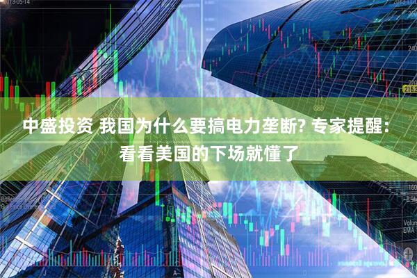 中盛投资 我国为什么要搞电力垄断? 专家提醒: 看看美国的下场就懂了