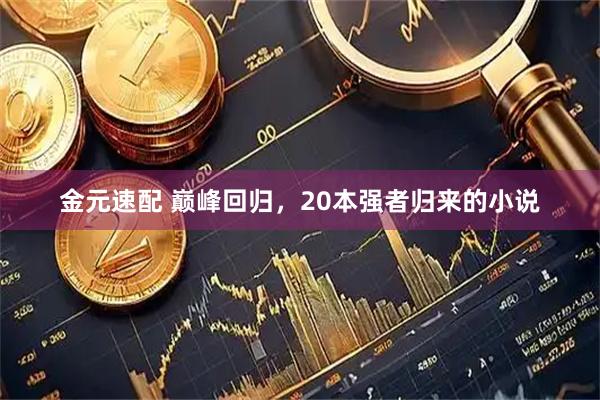 金元速配 巅峰回归，20本强者归来的小说