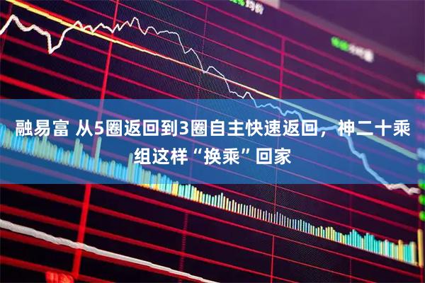 融易富 从5圈返回到3圈自主快速返回，神二十乘组这样“换乘”回家